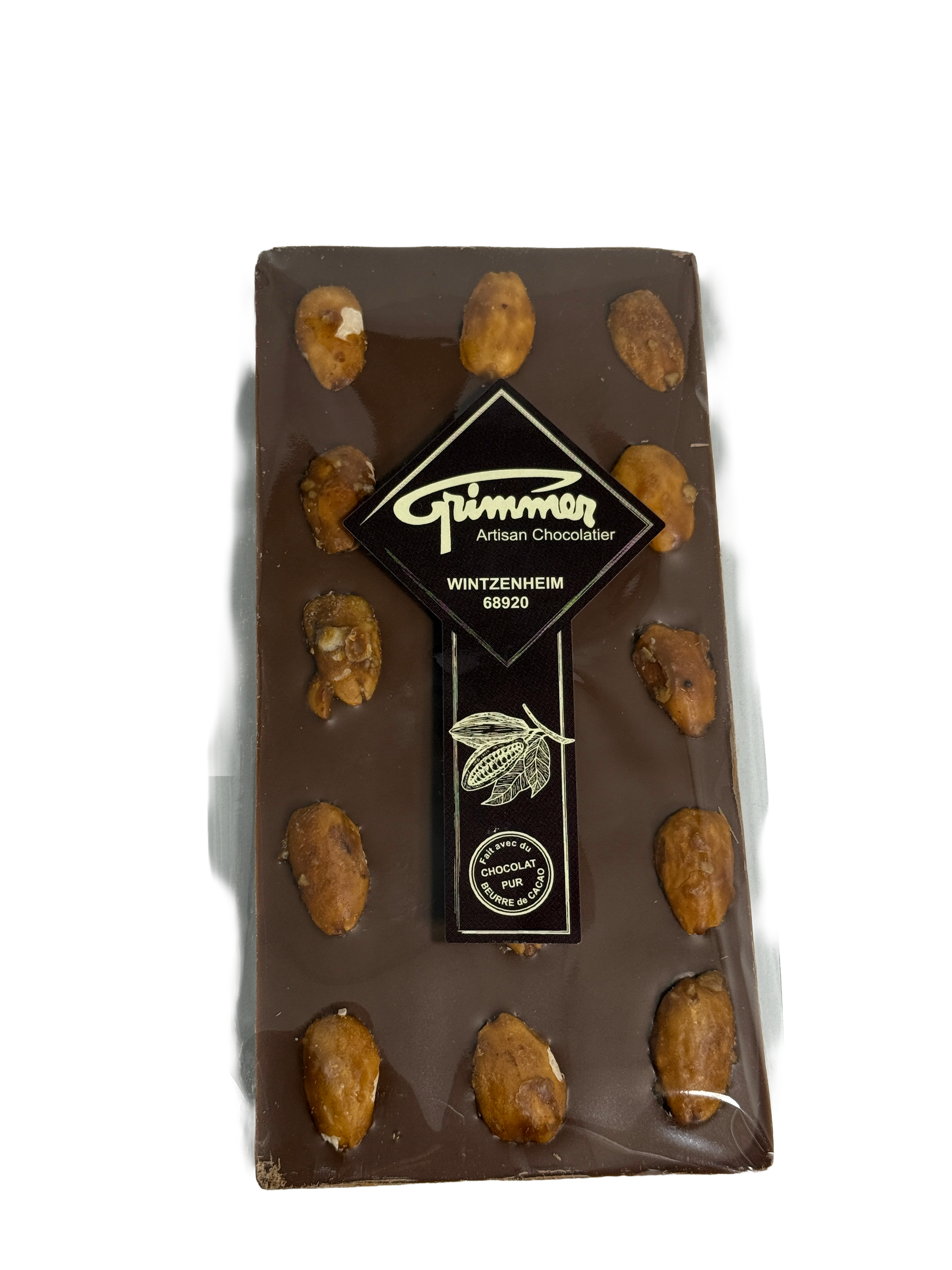 Tablette Lait 38% & Amandes caramélisées