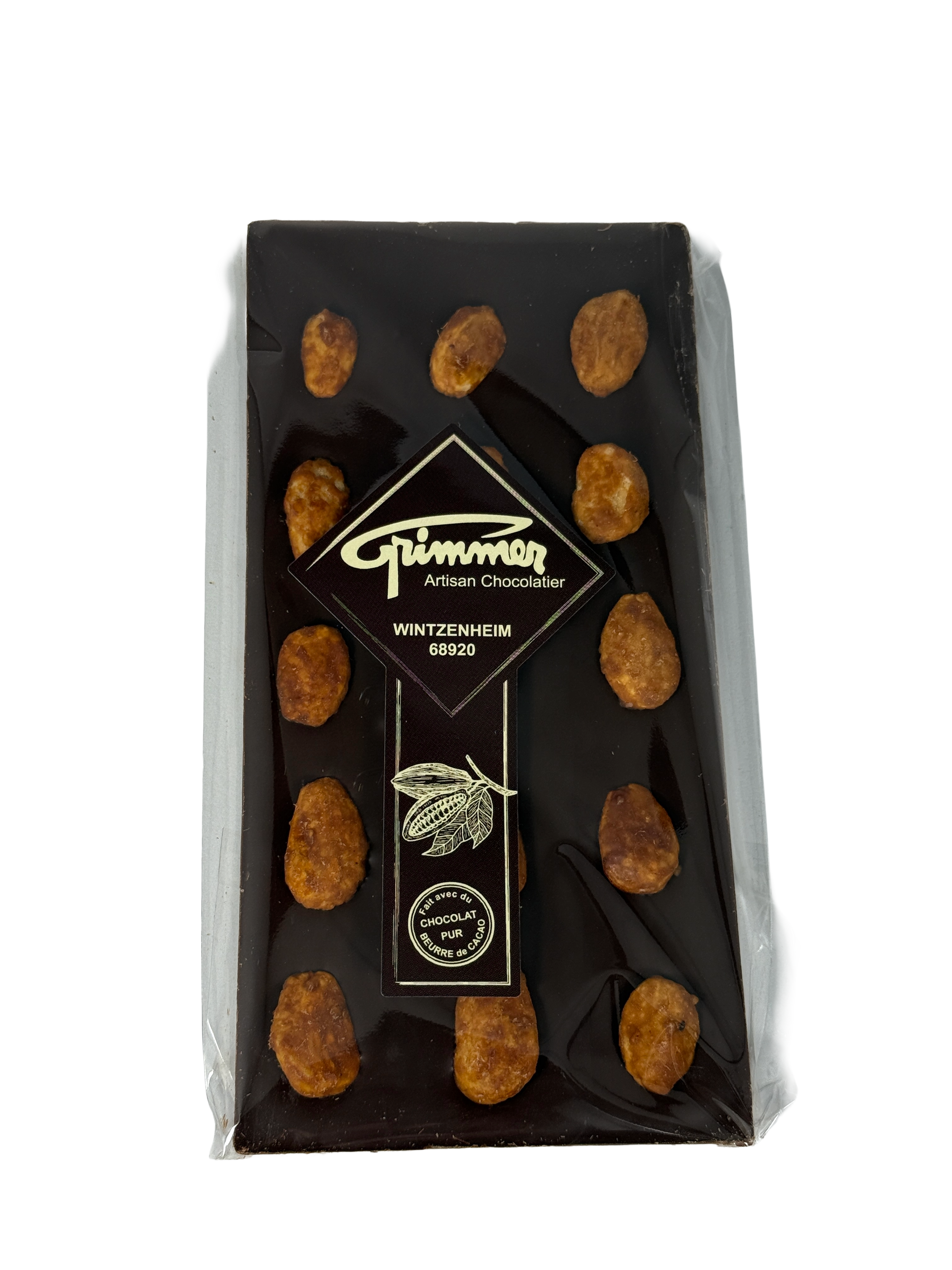 Tablette Noir 60% & Amandes caramélisées