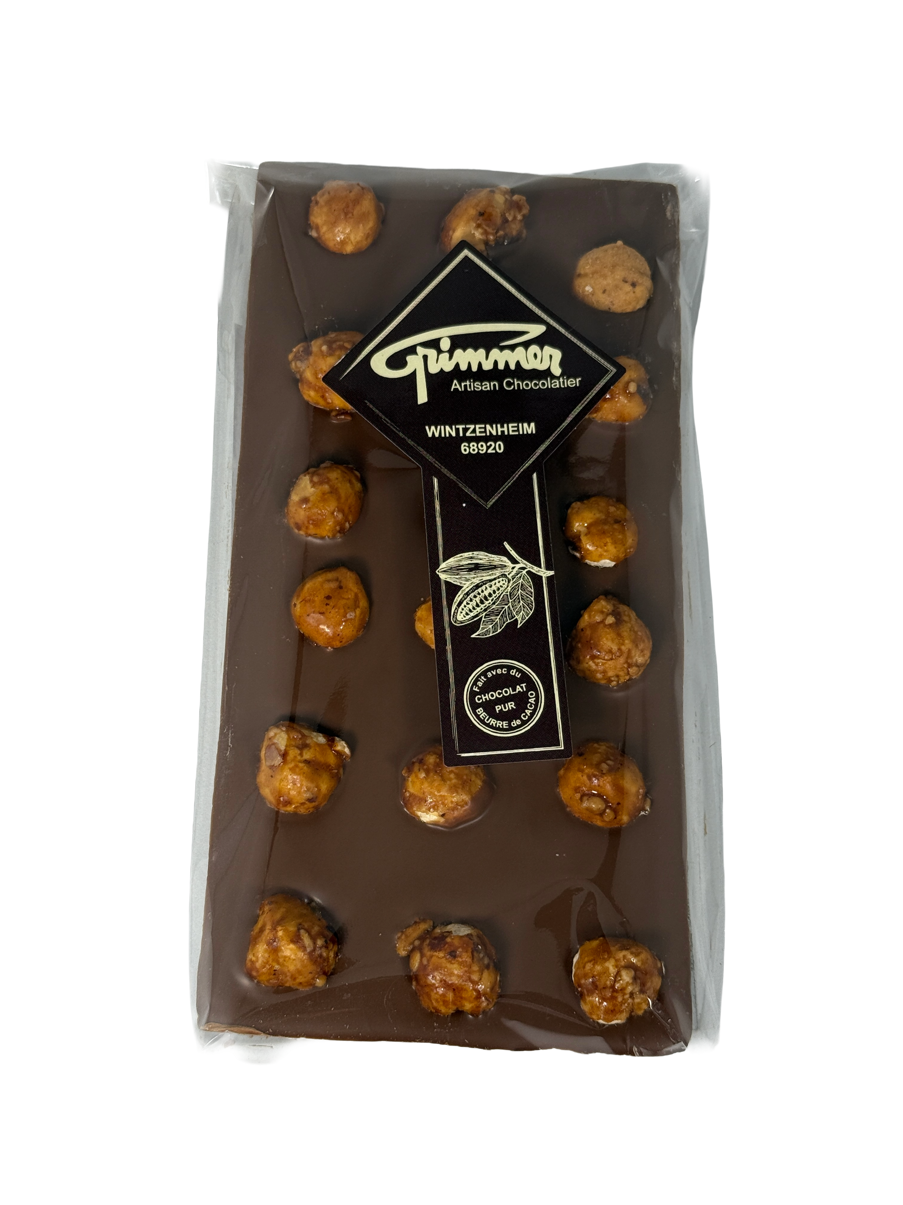 Tablette Lait 38% & Noisettes caramélisées