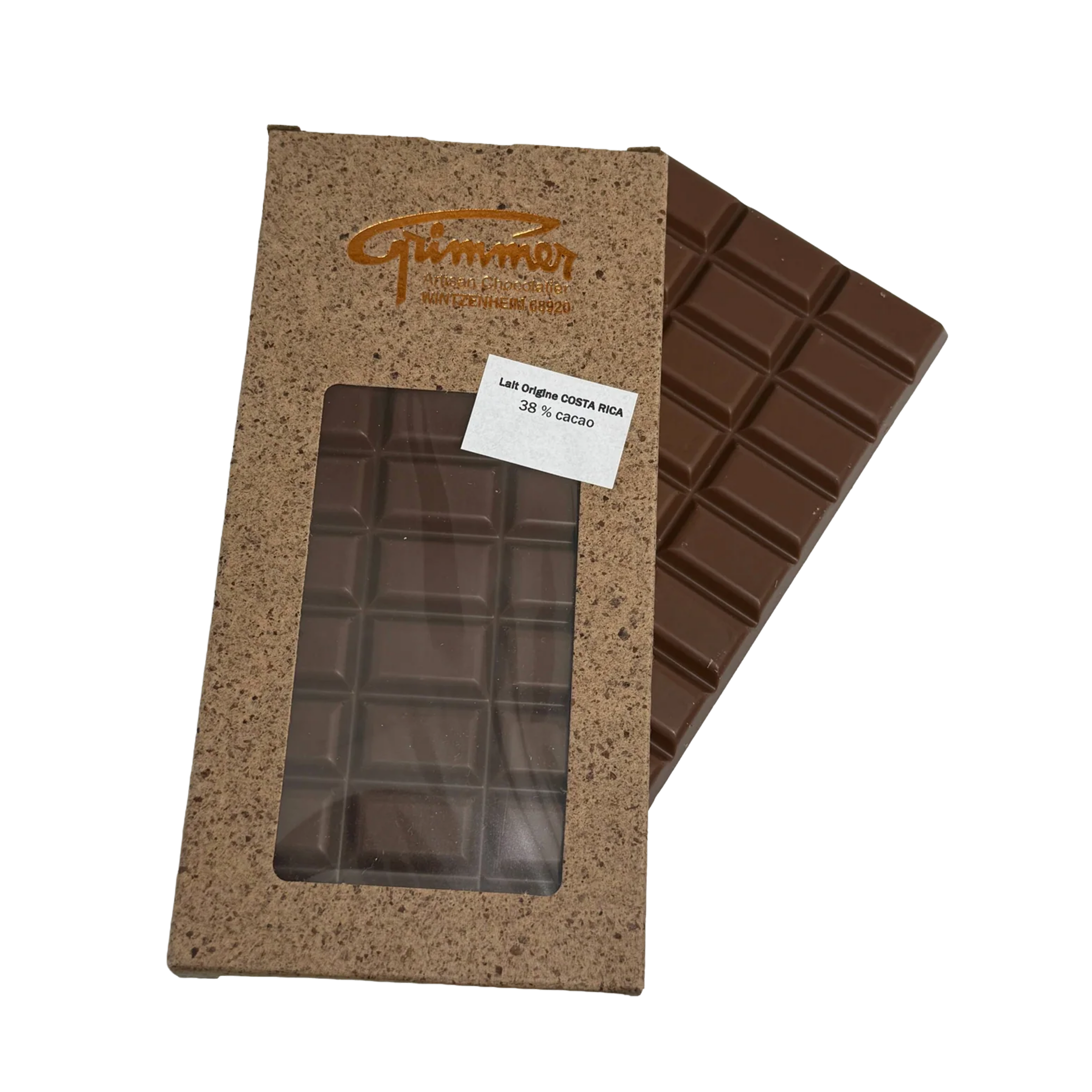 Tablette Lait 38% Costa Rica